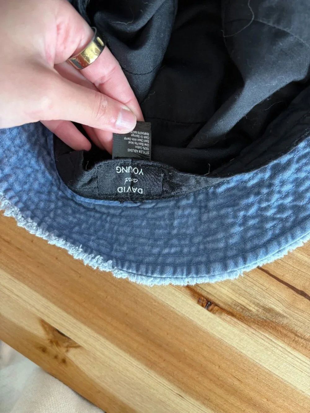 Denim Bucket Hat